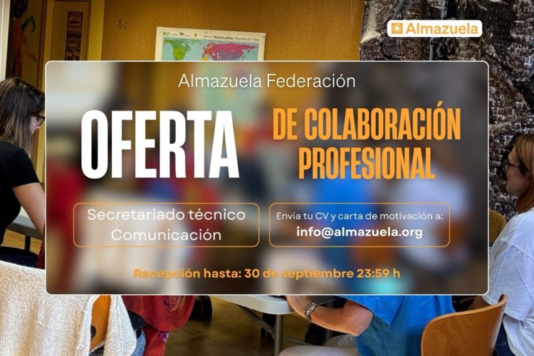 Oferta de colaboración profesional. Trabaja con Almazuela