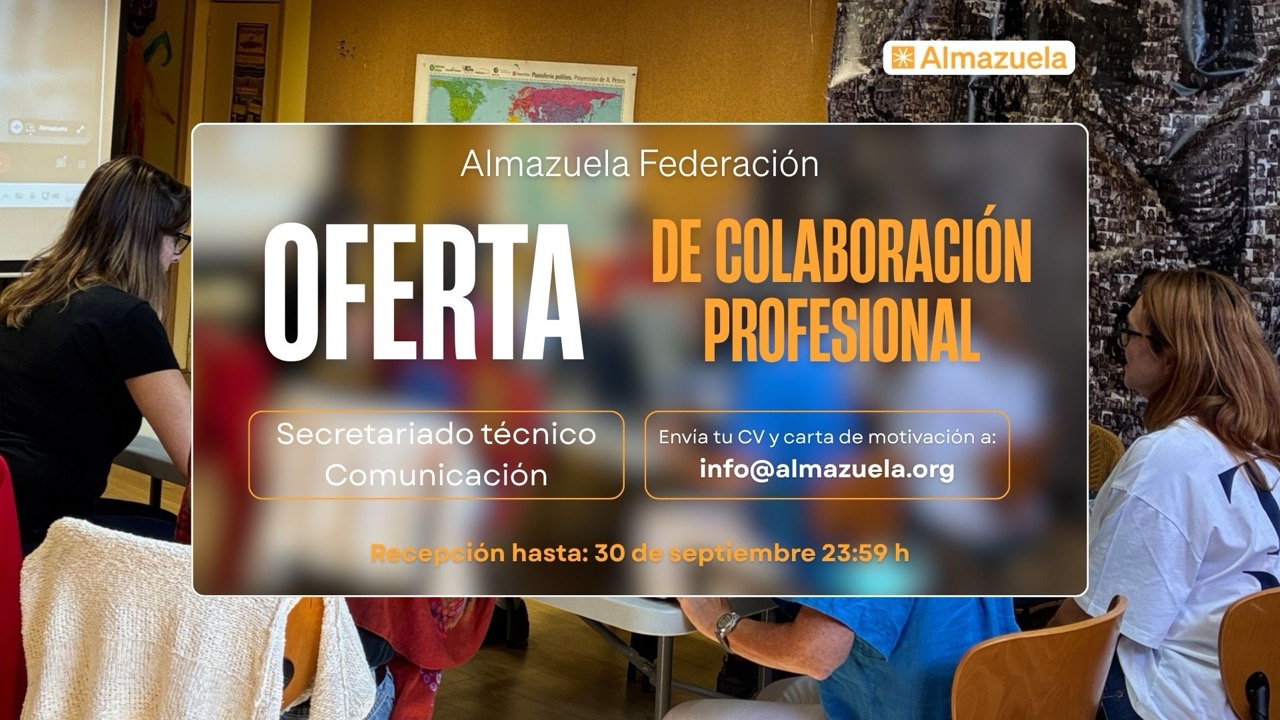 Oferta de colaboración profesional. Trabaja con Almazuela